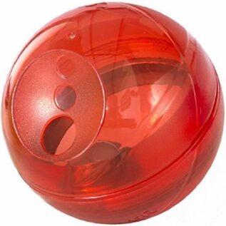 Rogz Tumbler Medium Treat Dispenser, Red