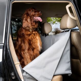 Pets Furever Deluxe Car Seat Hammock - Grey