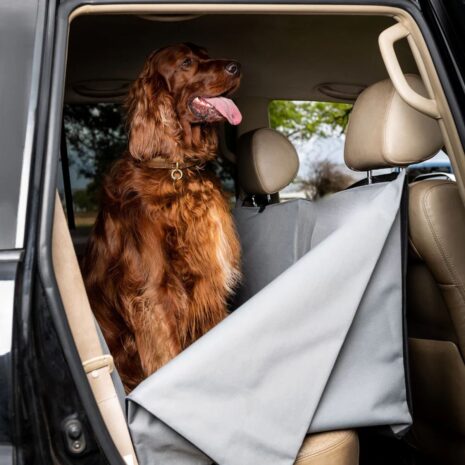 Pets Furever Deluxe Car Seat Hammock - Grey