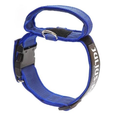 Julius_K-9_Blue_Large_40mm_Collar_with_Handle