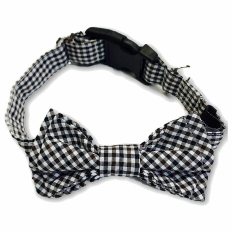 The_Dapper_Pet_Large_Black_Checkered_Bow_Tie_Collar-1