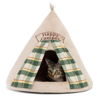 Best Friends Meow Hut Happy Camper Cat Bed