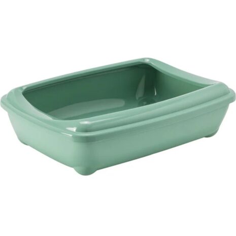 Moderna Arist-o-Tray Litter Tray With Rim - Green