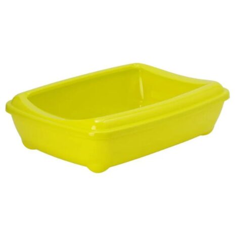 Moderna Arist-o-Tray Litter Tray With Rim - Lemon