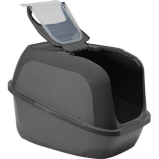 Moderna Mega Deluxe Cat Toilet - Cool Grey