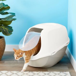 Moderna Smart Cat Toilet - Warm Grey