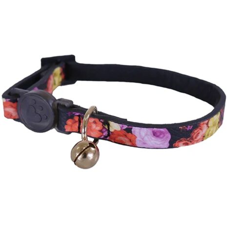 Rosewood Floral Cat Collar