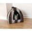 Rosewood Grey Cream Snuggle Plush Pyramid Bed