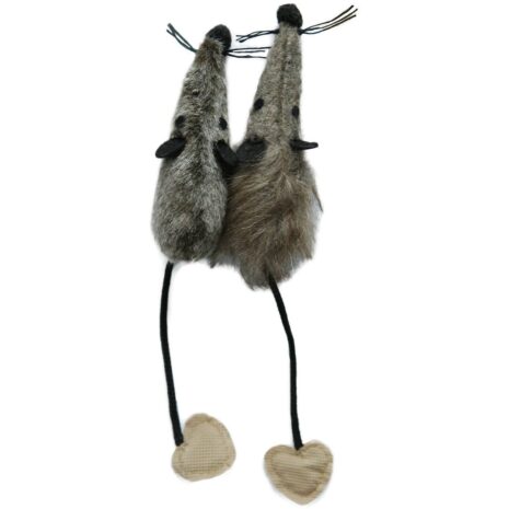 Rosewood Jolly Moggy Silvervine Plush Mice