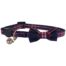 Rosewood Navy Red Tartan Cat Collar
