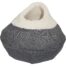 Rosewood Round Cosy Plush Cat Cave