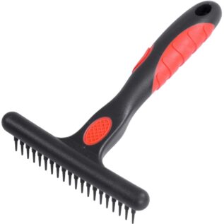 Rosewood Salon Grooming Soft Protection Undercoat Rake - Large