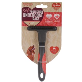 Rosewood Salon Grooming Soft Protection Undercoat Rake