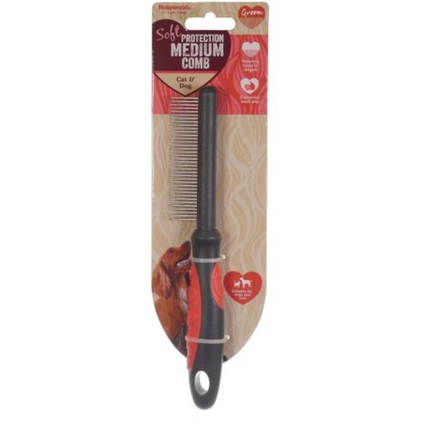 Rosewood Salon Medium Grooming Comb