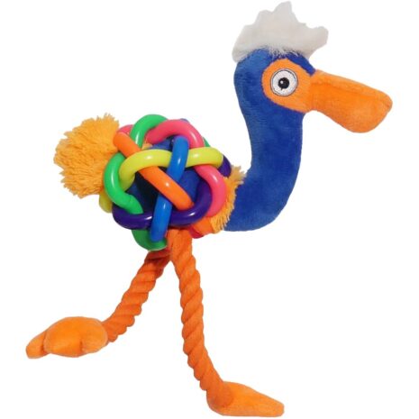Rosewood Tough Muliti-Texture Flamingo Dog Toy