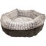 Rosewood Tweed & Plush Round Pet Bed
