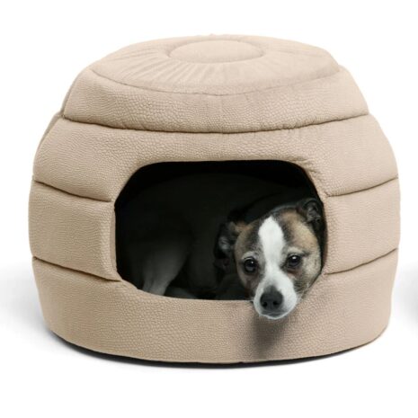Best Friends Honeycomb Ilan Hut Cuddler Pet Bed