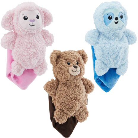 Outward Hound Blanket Buddies Lamb Dog Toy 2 Outward Hound Blanket Buddies Lamb Dog Toy