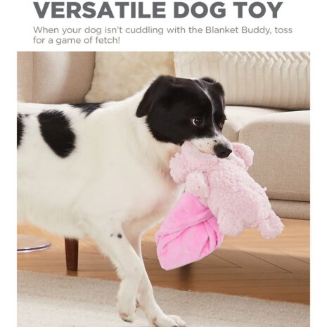 Outward Hound Blanket Buddies Lamb Dog Toy 3 Outward Hound Blanket Buddies Lamb Dog Toy