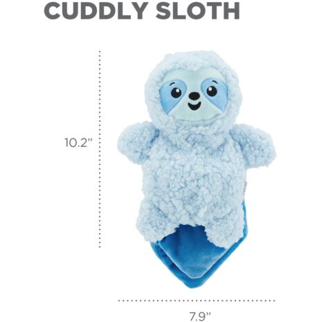 Outward Hound Blanket Buddies Sloth Dog Toy 3 Outward Hound Blanket Buddies Sloth Dog Toy
