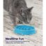 Outward Hound Cat Fun Feeder Tiny Cat Bowl - Blue
