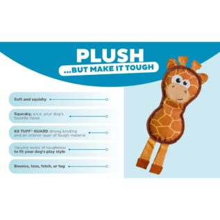Outward Hound Fire Biterz Giraffe Dog Toy