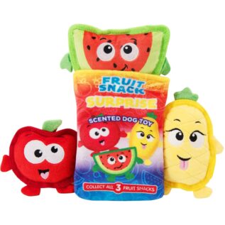 Outward Hound Fruit Snack Surprise Dog Toy - Assorted