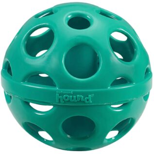 Outward Hound Holey Moley Dog Ball Stuffable Fetch Toy