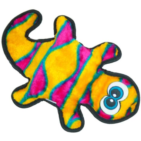 Outward Hound Invincible Gecko 2 Squeaker Dog Toy - Orange