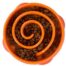 Outward Hound Mini Fun Feeder Dog Bowl - Orange