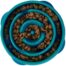 Outward Hound Mini Fun Feeder Dog Bowl - Teal