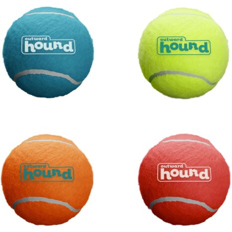 Outward Hound Squeaker Ballz Dog Tenis Balls - Small