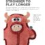 Outward Hound Xtreme Seamz Bull Dog Toy