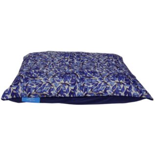 Pets Furever Coosh Pet Bed - Blue Summer Velvet