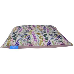 Pets Furever Coosh Pet Bed - Flower Paws Velvet/XLarge