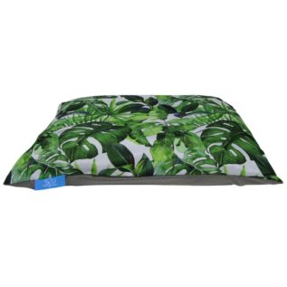 Pets Furever Coosh Pet Bed - Monsteria Leaves Velvet