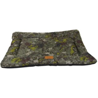 Pets Furever Everglade Canvas Pet Bed - Camo Lime