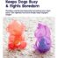 Petstages Rattle Treat & Squeak Monkey Dog Toy