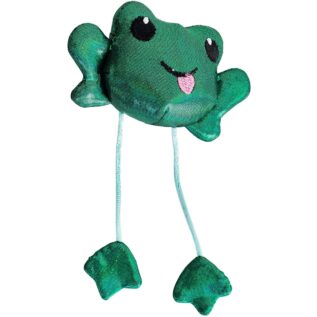 Petstages Toss 'n Dangle Frog Cat Toy