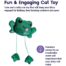 Petstages Toss 'n Dangle Frog Cat Toy