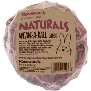 Rosewood Naturals Weave-a-Ball Rabbit Toy