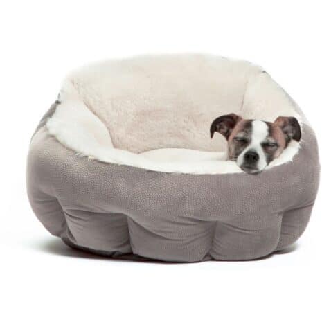 Best Friends Deep Dish Ilan Cuddler Pet Bed - Grey/Mini