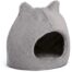 Best Friends Meow Hut Pet Bed - Grey