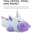 Charming Pets Longidudes Unicorn Dog Toy