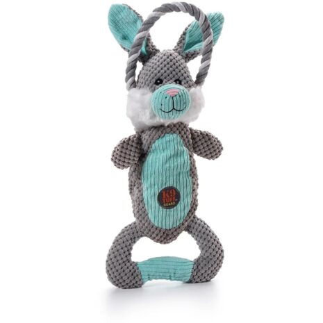 Charming Pets Scrunch Bunch Bunny Dog Toy