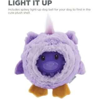 Charming Pets Unbelieva-Ball Owl Dog Toy