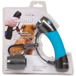 I’m Gismo Handle With Poop Bag Dispenser - Electric Blue