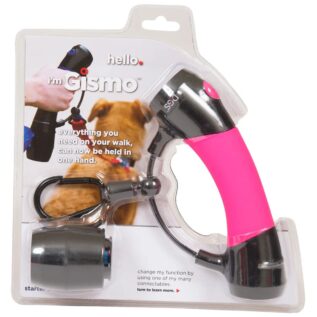 I’m Gismo Handle With Poop Bag Dispenser - Hot Pink