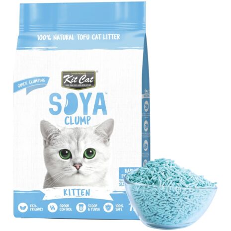 Kit Cat 2.8kg Soya Clump Cat Litter - Baby Powder