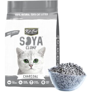 Kit Cat 2.8kg Soya Clump Cat Litter - Charcoal